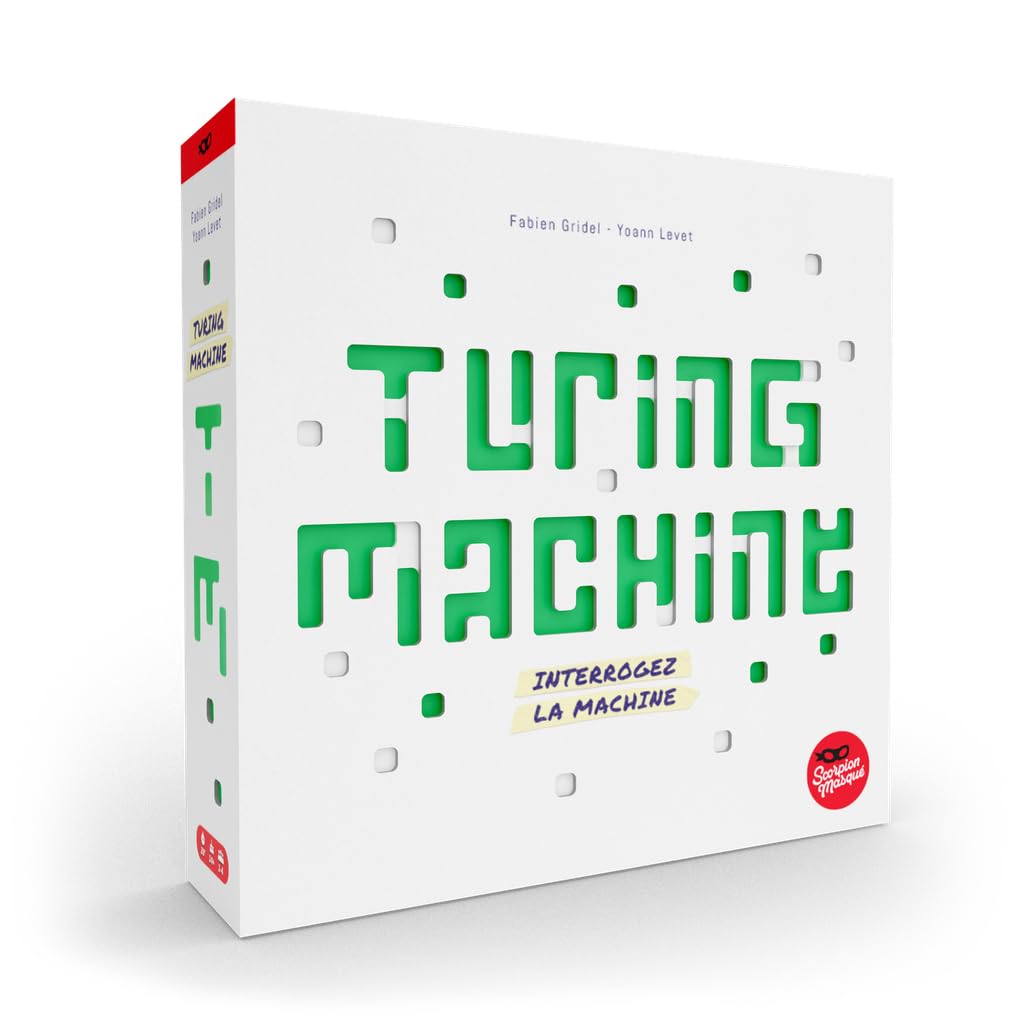 Scorpion Masqué Turing Machine with punchcards for hands-on code-building.