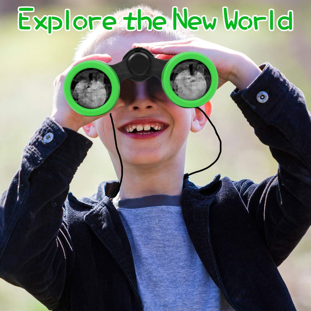 Scotamalone binoculars with soft eyecups for comfortable viewing by children.