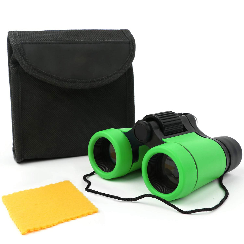 Scotamalone kids binoculars with 4x30 lens for close-up nature viewing and learning.