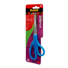 Scotch Student Scissors 7-Inch in use with paper demonstrates smooth cutting.