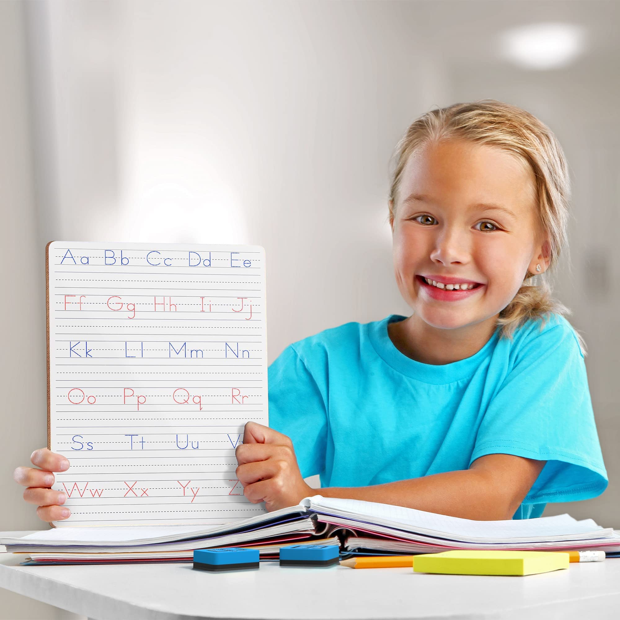 Scribbledo dry erase board dotted tracing letters guides handwriting improvement