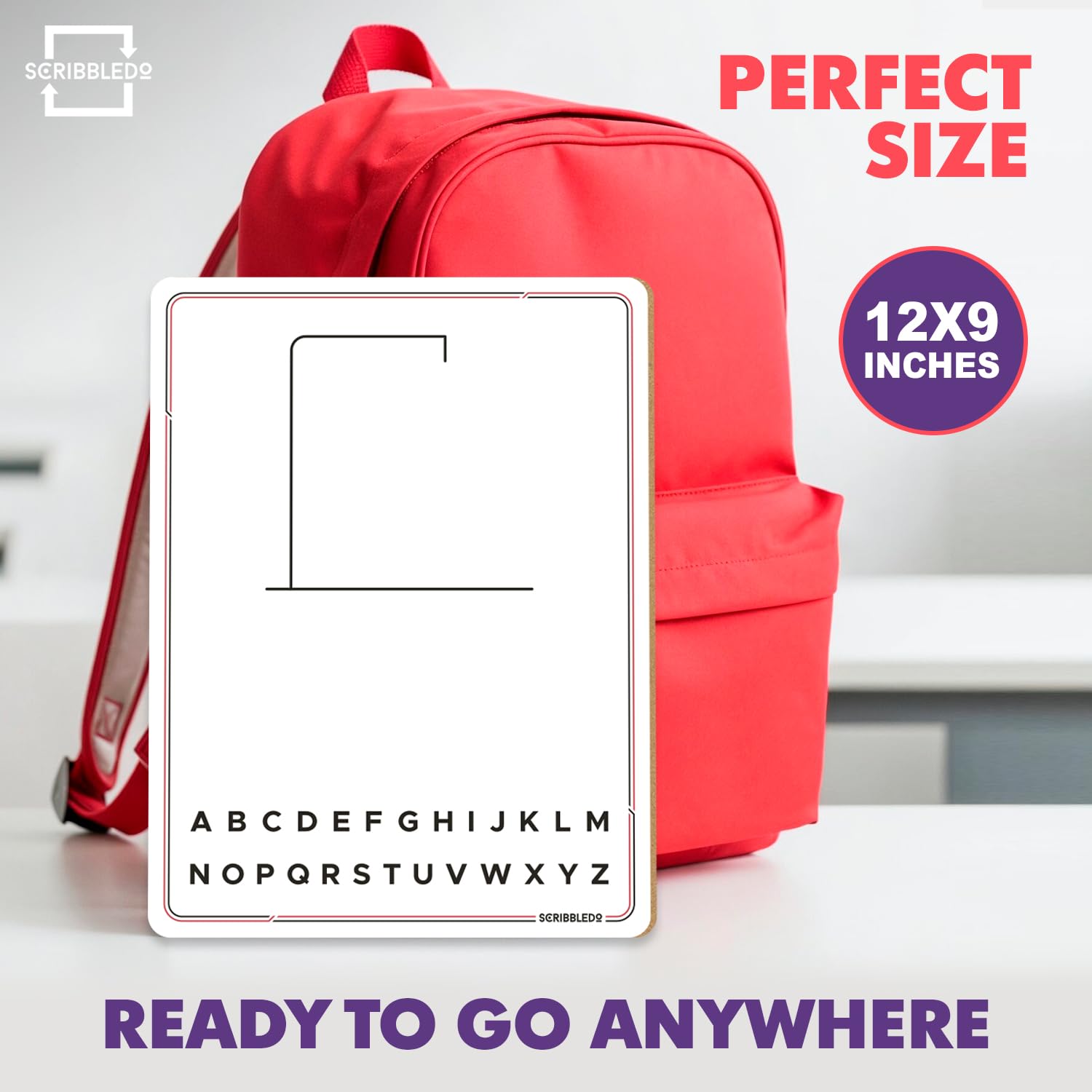 Scribbledo Hangman age-3-plus friendly educational toy for early learners.