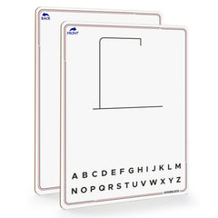Scribbledo Hangman board 9x12 dry erase surface ideal for travel learning.