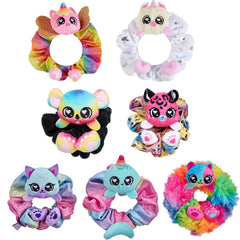 Wear ScrunchMiez in hair or on wrist for colorful everyday style
