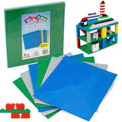 SCS Direct Classic Baseplates 10x10 green, blue, white for versatile base setups