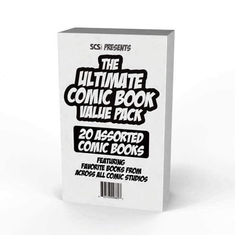 SCS Direct diverse-publishers panel showing Marvel, DC, indie titles for varied reading.