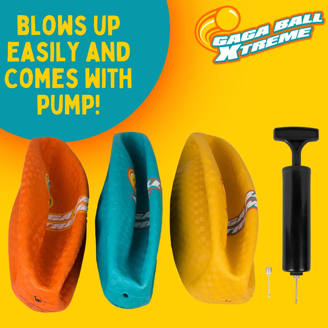 SCS Direct Gaga Ball 8.5-inch orange ball ready for fast-paced team play.