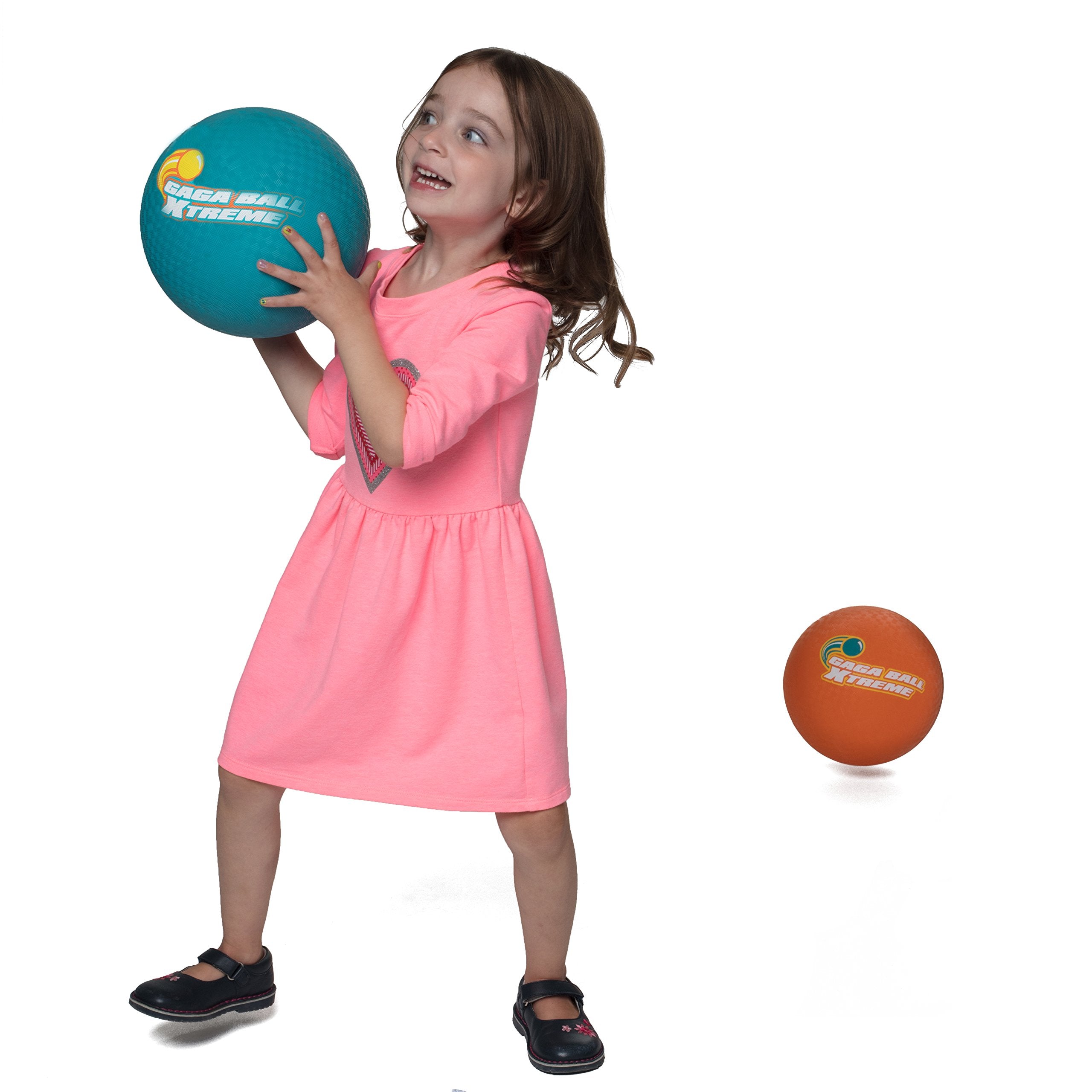SCS Direct Gaga Ball used for kickball, dodgeball, and other outdoor games.