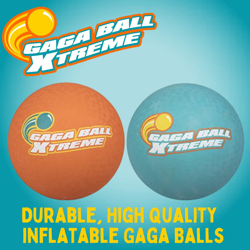 SCS Direct Gaga Ball orange 8.5-inch ball for active games.