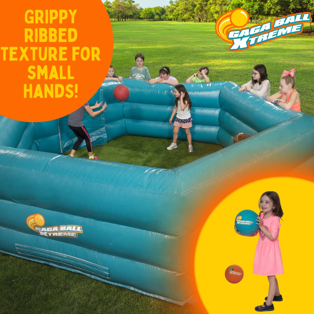 SCS Direct Gaga Ball textured surface for reliable grip.