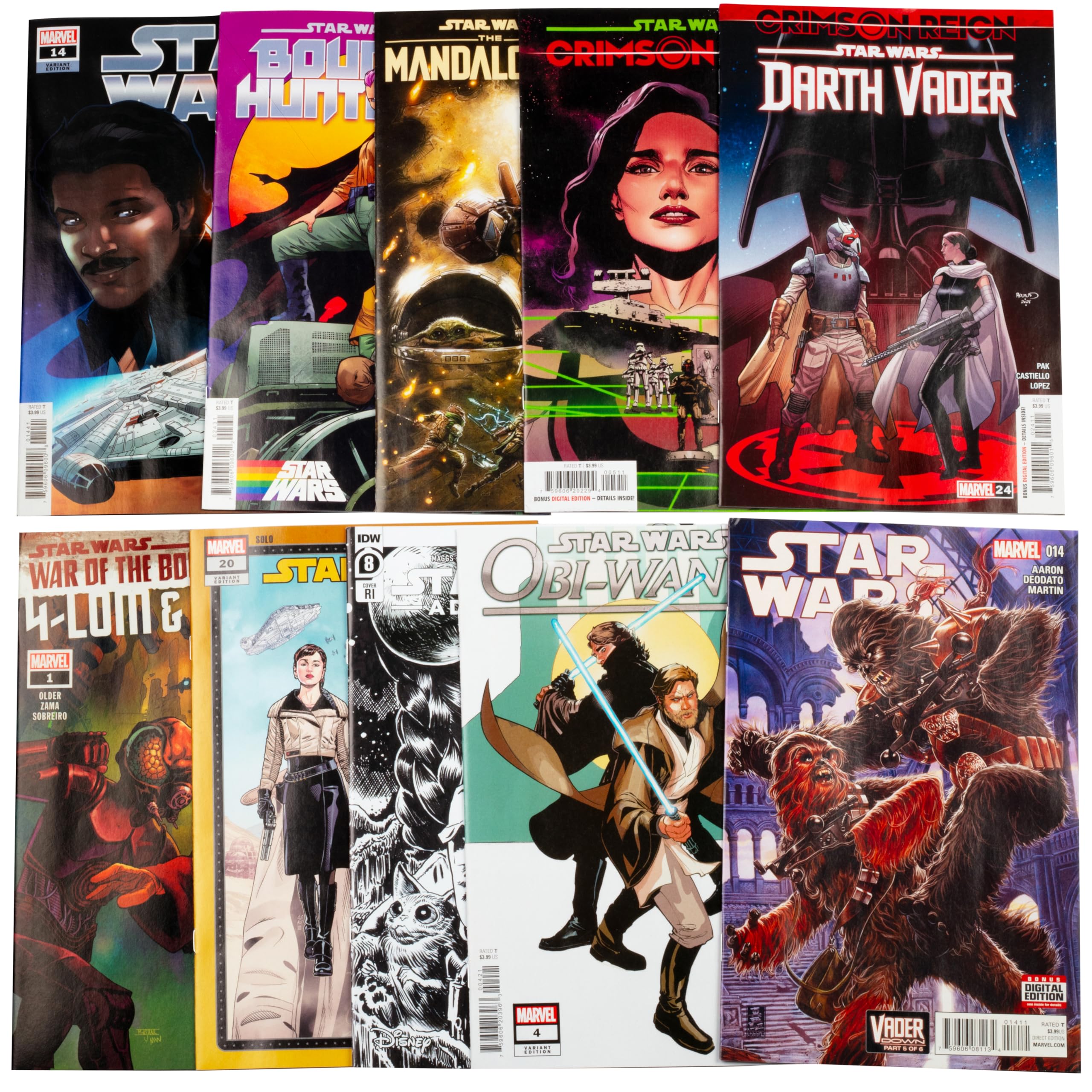 SCS Direct Star Wars Ultimate Comic Gift Set cover shows iconic characters, ideal for collectors.