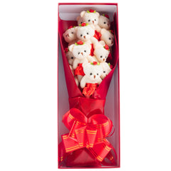 SCS Direct versatile bear bouquet for anniversaries and birthdays.