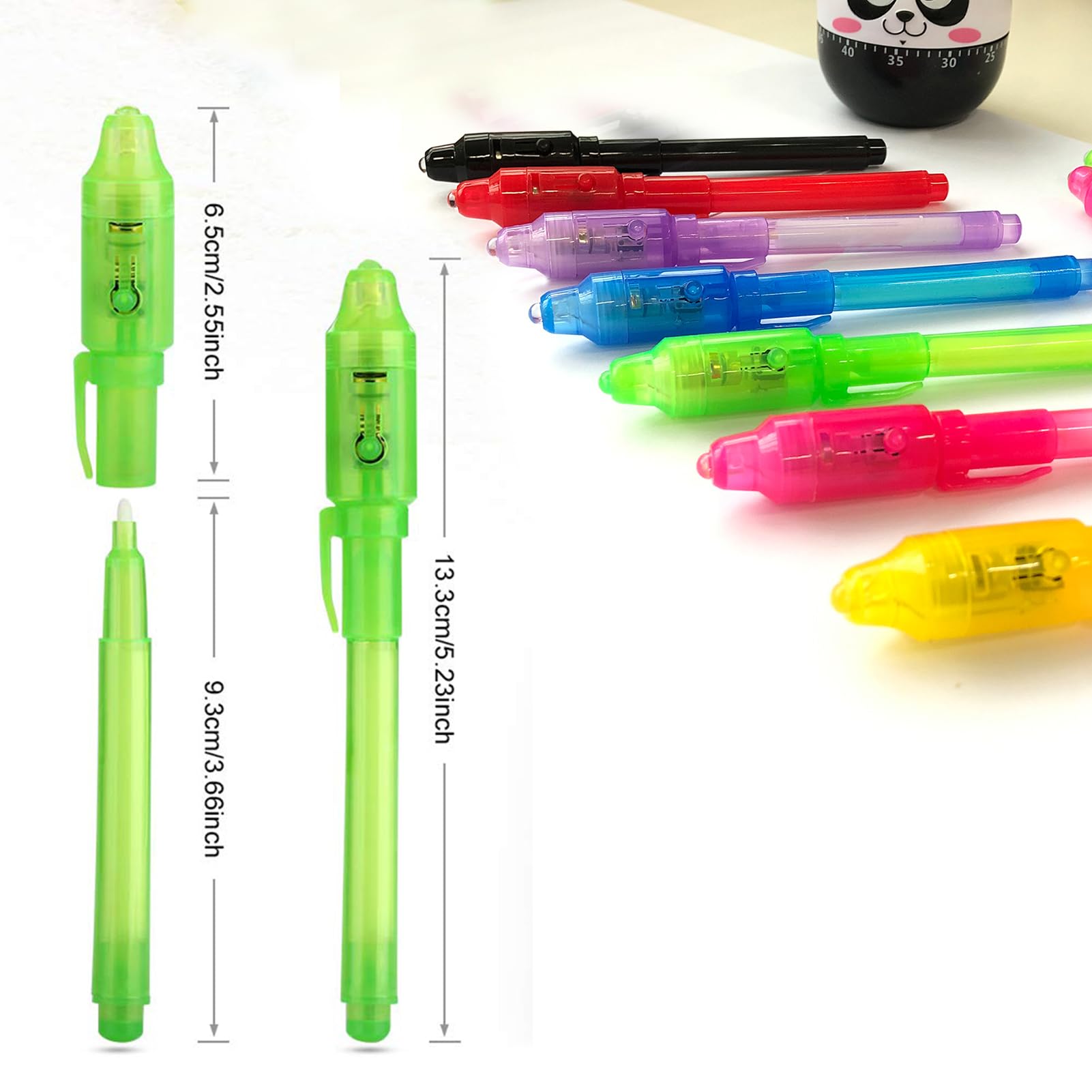 SCStyle invisible ink pen writes secret messages for treasure hunts under UV light.