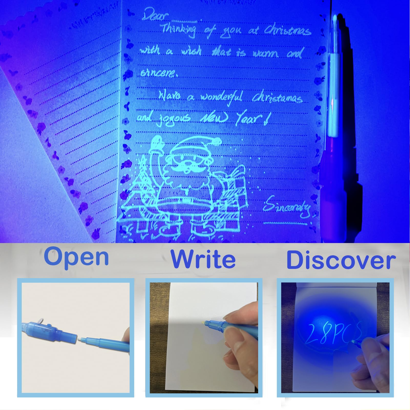 SCStyle Invisible Ink Pen creates disappearing ink clues for treasure hunts.