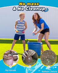 SCUATANBE eco-friendly reusable balloons cut waste in summer games
