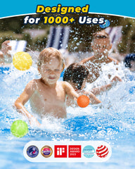 SCUATANBE self-sealing water balloons reduce mess during backyard battles