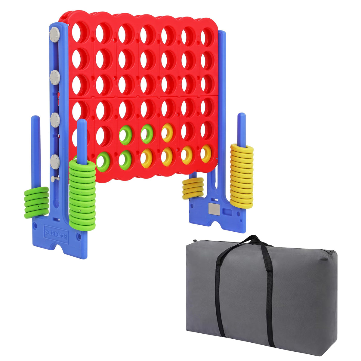 SDADI Jumbo 4-in-a-Row setup in action, quick and easy to assemble for family play