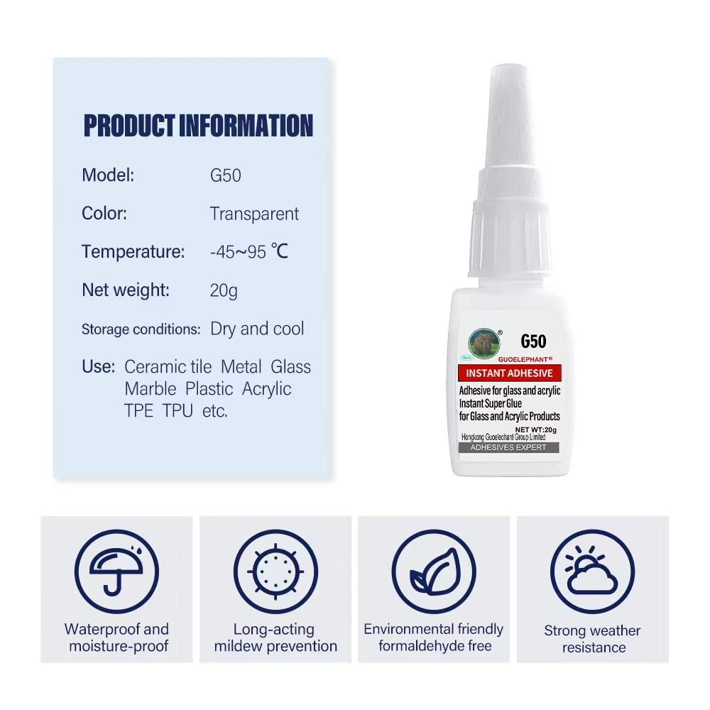 Sdintar glass glue precision tips enable controlled application on delicate glass surfaces.