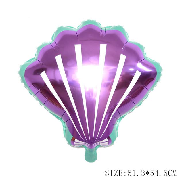 sdquskin Shell foil balloons 21 inches brighten ocean-themed parties
