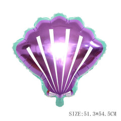 sdquskin Shell foil balloons 21 inches brighten ocean-themed parties