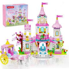 SDVWSF Princess Castle in pastel pink sparks imaginative play and storytelling.