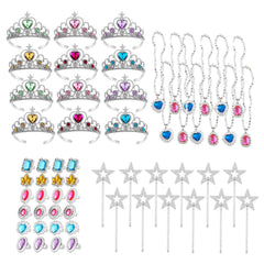 S E Teacher's Edition princess crowns sparkle with colorful gems for imaginative dress-up play.