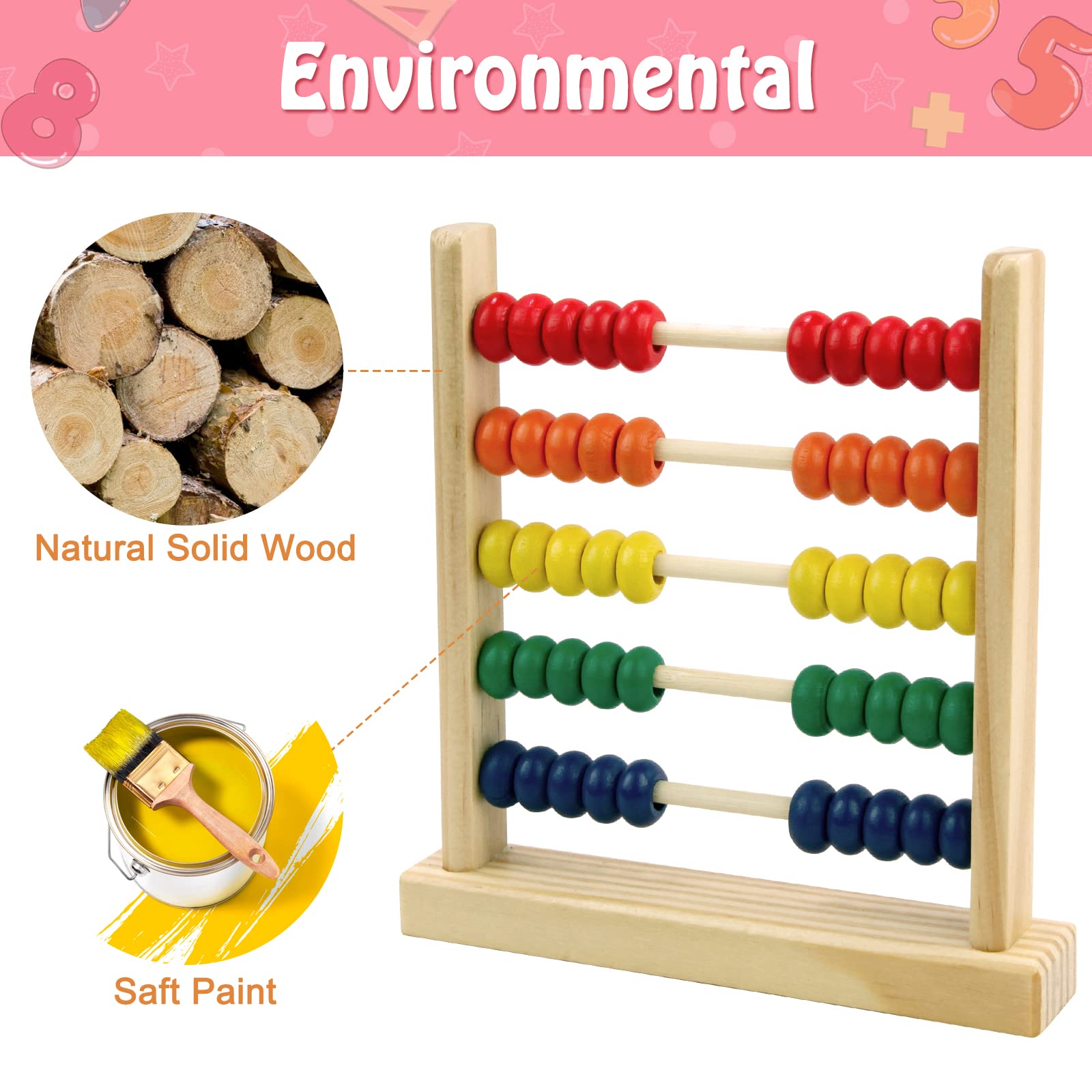 Sealive abacus portable playtime: take learning anywhere during travel and visits.