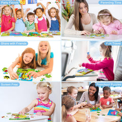 Sealive child-friendly puzzle time promotes focus and problem-solving during play.