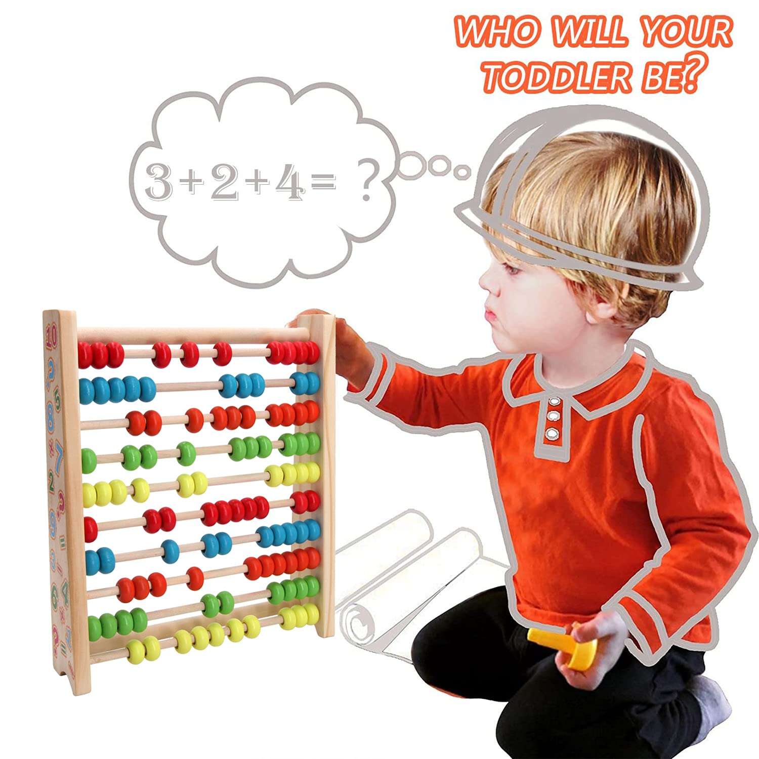 Sealive abacus on a desk visualizes early math practice and focus.