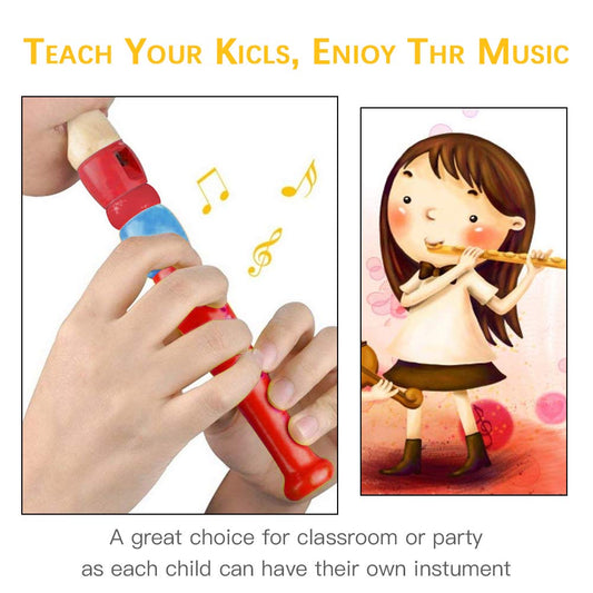 Sealive colorful piccolo flute for kids promotes early rhythm and sensory exploration.