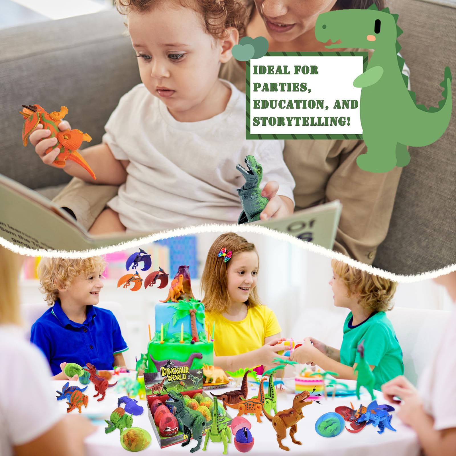 Sealive Easter egg hides Pterosaur; bright colors spark curiosity during play