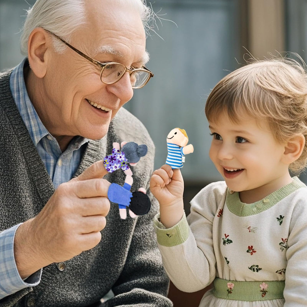Sealive family role play puppets encouraging social learning during play.