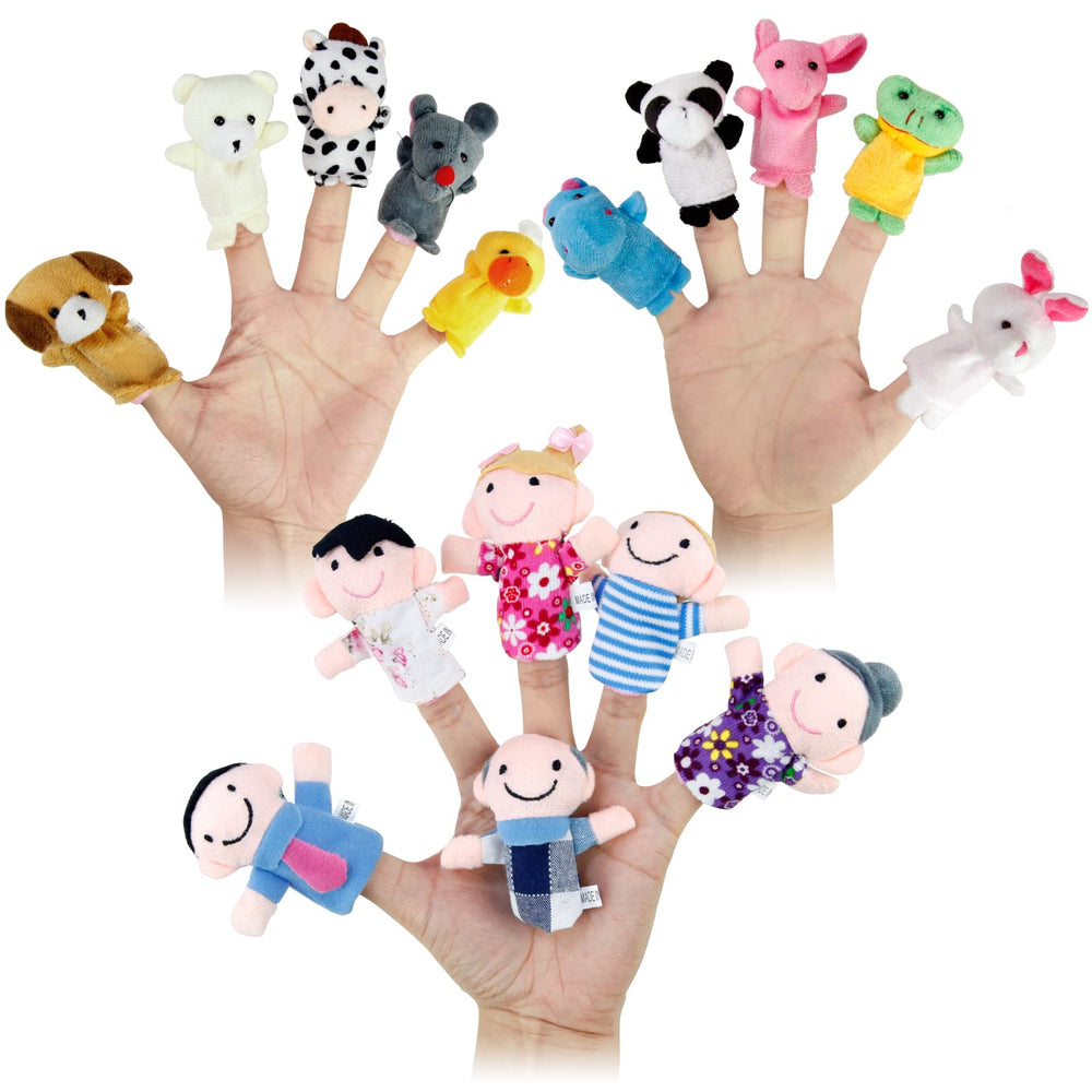 Sealive finger puppets fox, soft velvet for imaginative storytelling and role play.