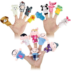 Sealive finger puppets fox, soft velvet for imaginative storytelling and role play.