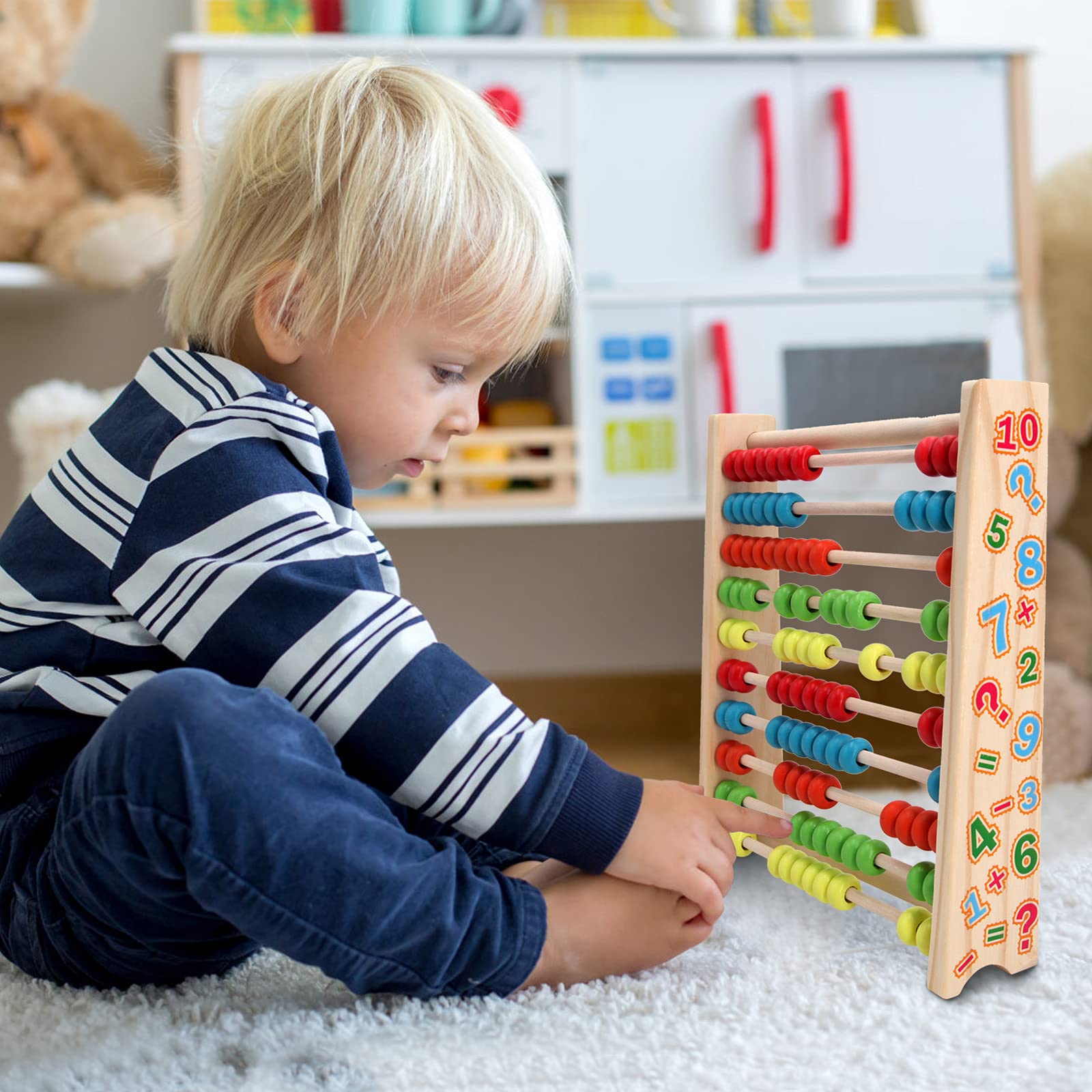 Sealive durable wooden abacus is built for long-lasting learning moments.