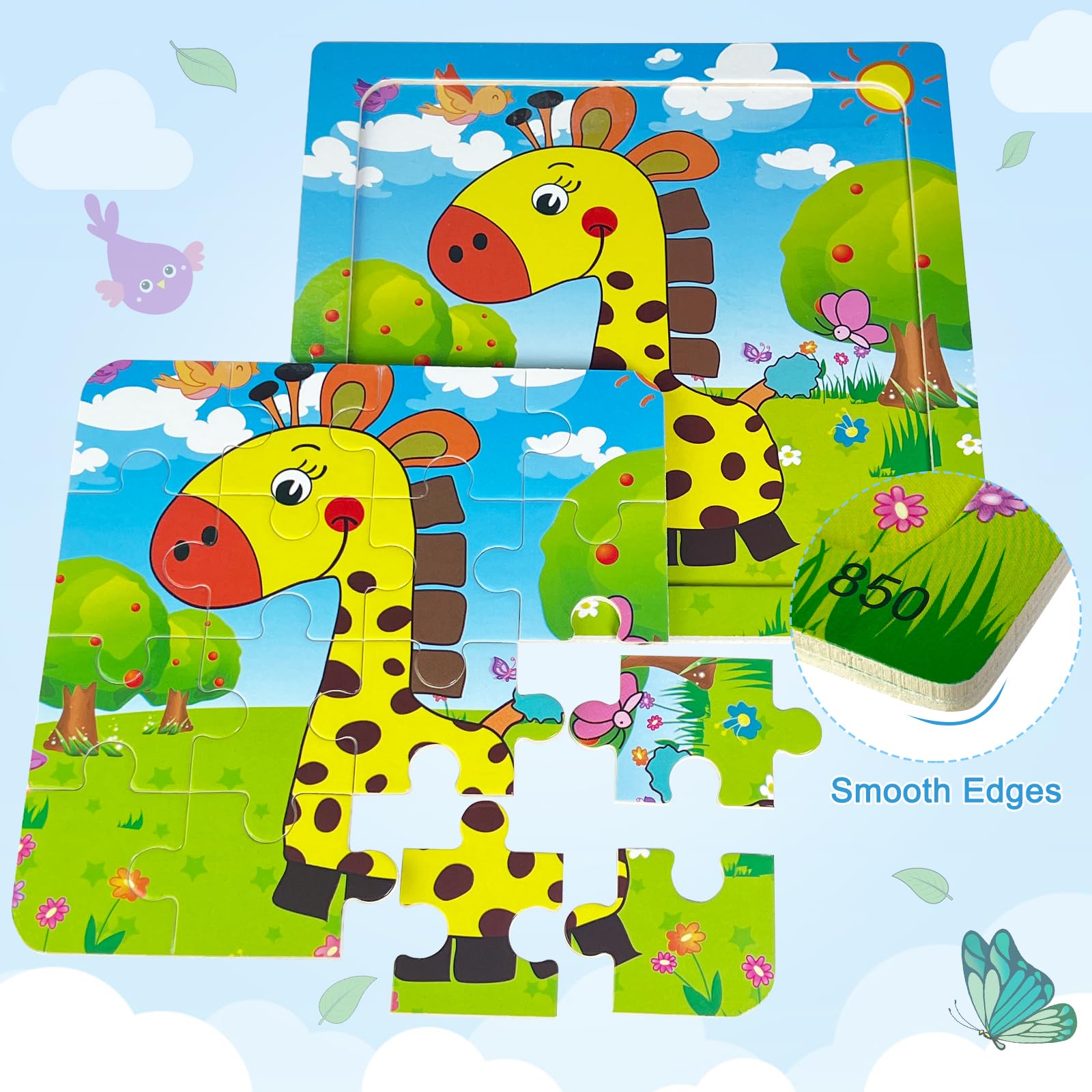 Sealive non-toxic wood material ensures safe, durable toy for toddlers.