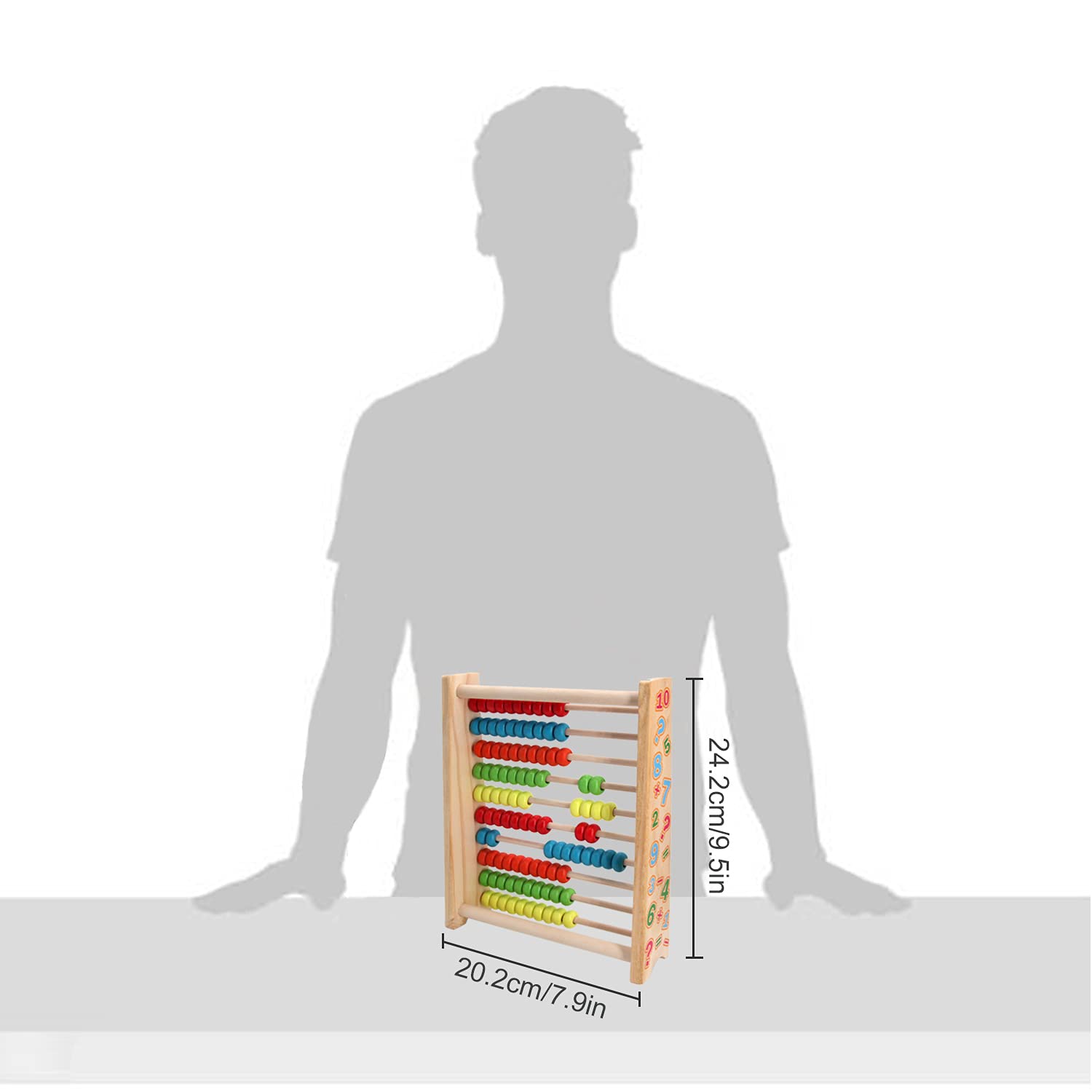 Sealive safe, non-toxic wood fosters calm counting sessions.