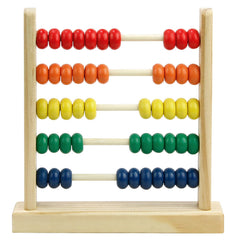 Sealive wooden abacus 50 beads colors: color recognition and counting for preschoolers.
