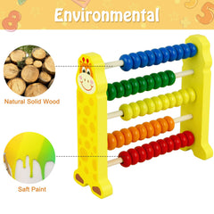 Sealive abacus with colorful beads to support color recognition and counting practice.