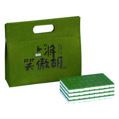 SEAMEW mahjong tiles green and white 30mm for easy reading