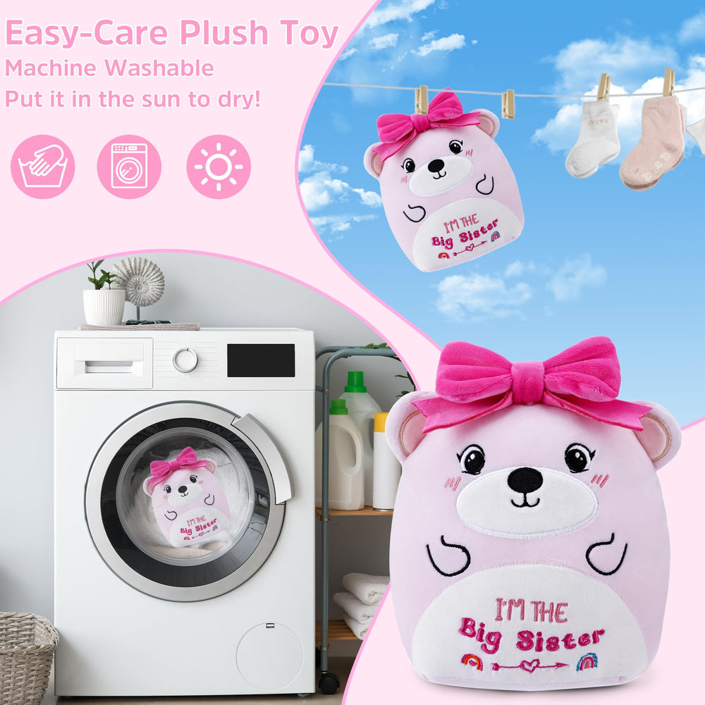 SEAOPOP oval-design plush enhances any nursery shelf.