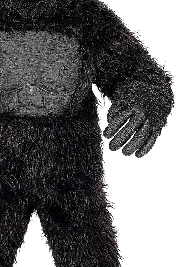 Seasons Boys Gorilla Costume jumpsuit with faux fur for a soft jungle look