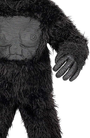 Seasons Boys Gorilla Costume jumpsuit with faux fur for a soft jungle look