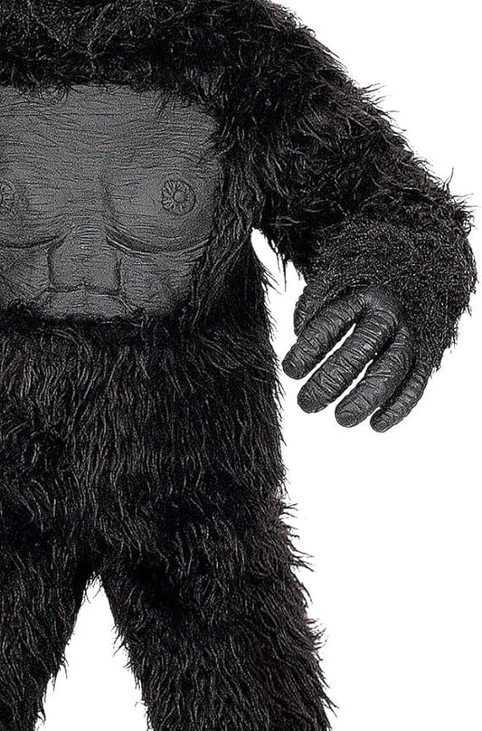 Seasons Boys Gorilla Costume jumpsuit with faux fur for a soft jungle look
