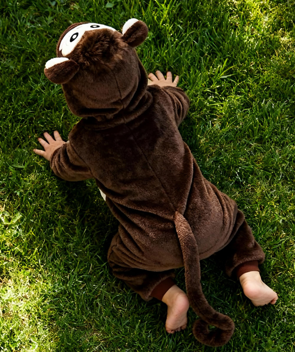 Seawhisper monkey costume features a front button design for easy dressing