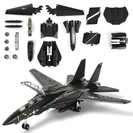 SEBUNAS F-14 Tomcat model assembled view for desk display