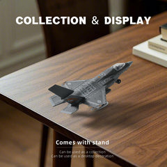SEBUNAS F-22 Raptor model kit landing gear adds dynamic realism.