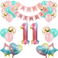 SEDECIDE 11th birthday number balloon creates a bold centerpiece for the party.