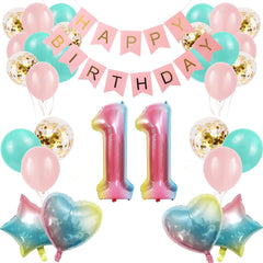 SEDECIDE 11th birthday number balloon creates a bold centerpiece for the party.