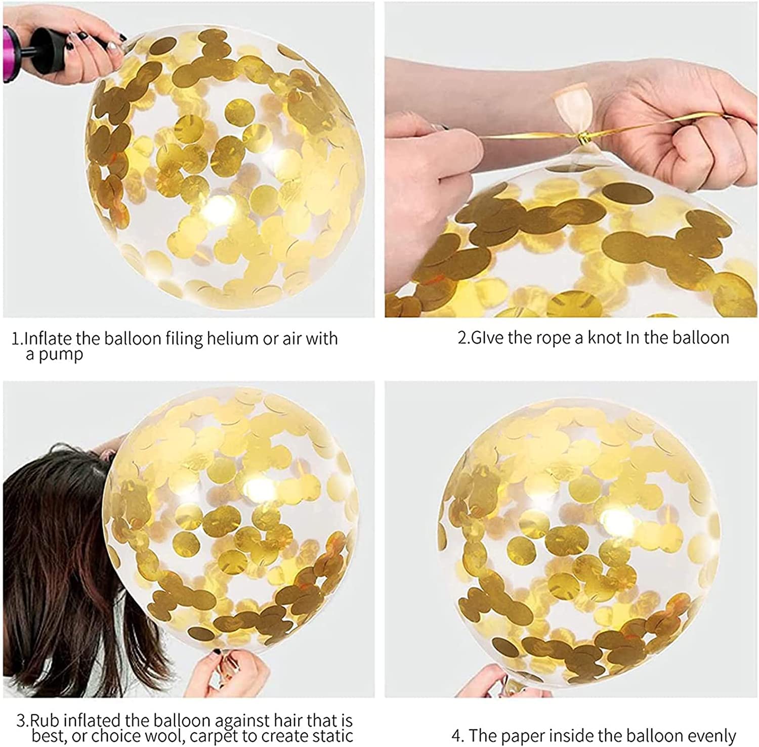 SEDECIDE foil balloons with stars and hearts bring sparkle to the kids' birthday.